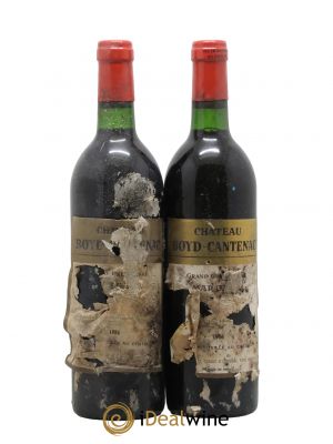 Château Boyd Cantenac 3ème Grand Cru Classé 1986 - Lot de 2 Bottles