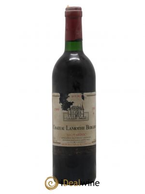 Château Lamothe Bergeron Cru Bourgeois 1989 - Lot de 1 Bottle