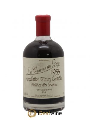 Maury Vin Doux Naturel Vieilli en Fûts de Chênes Domaine de la Coume du Roy 50cl 1955 - Lot de 1 Bottiglia