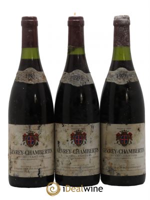 Gevrey-Chambertin 1er Cru Cazetiers Dupont-Tisserandot (Domaine) 1993 - Lot de 3 Bottiglie