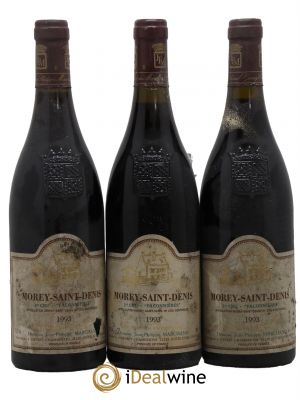 Morey Saint-Denis 1er Cru Faconnières Domaine Jean-Philippe Marchand 1993 - Lotto di 3 Bottiglie