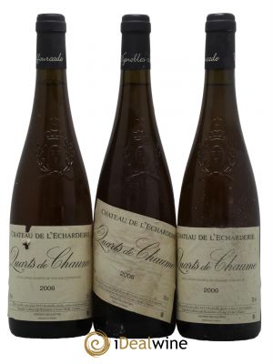 Quarts de Chaume Château de l'Echarderie 2006 - Lotto di 3 Bottiglie