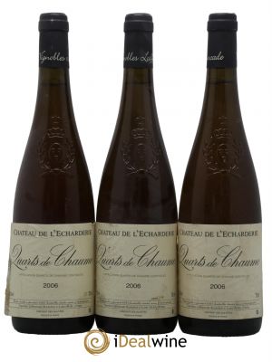 Quarts de Chaume Château de l'Echarderie 2006 - Lotto di 3 Bottiglie