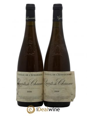 Quarts de Chaume Château de l'Echarderie 2006 - Lotto di 2 Bottiglie