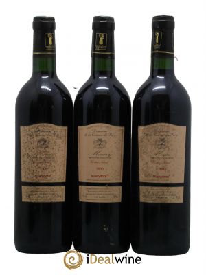 Maury Doré Domaine de la Coume du Roy 2000 - Lot de 3 Bottiglie