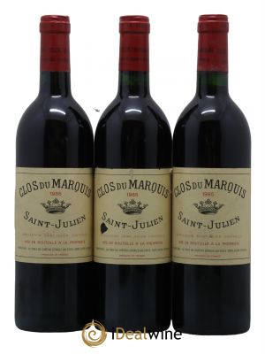 Clos du Marquis  1985 - Lotto di 3 Bottiglie