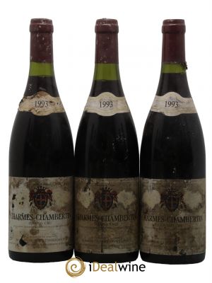 Charmes-Chambertin Grand Cru Dupont-Tisserandot (Domaine)  1993 - Lot of 3 Bottles