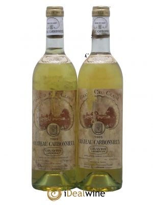 Château Carbonnieux Cru Classé de Graves 1985 - Lot de 2 Bottles