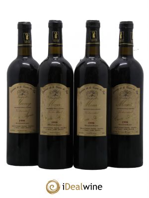 Maury Vin Doux Naturel Cuvée Agnes Domaine de la Coume du Roy 1998 - Lot of 4 Bottles