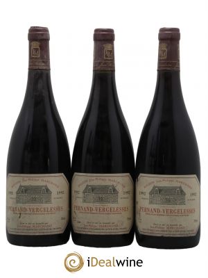Pernand-Vergelesses Domaine Jean Philippe Marchand 1992 - Lot of 3 Bottles