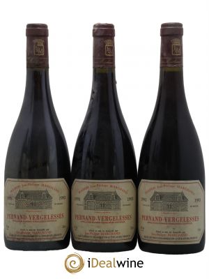 Pernand-Vergelesses Domaine Jean Philippe Marchand 1993 - Lot of 3 Bottles