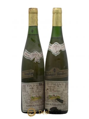 Alsace Gewurztraminer Vendanges Tardives Domaine Bucher 1988 - Lot de 2 Bottiglie