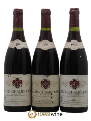 Mazis-Chambertin Grand Cru Dupont-Tisserandot (Domaine) 1993 - Lot de 3 Bottles