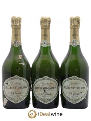 Brut Nicolas François Billecart Billecart-Salmon 1985 - Lot de 3 Bottles