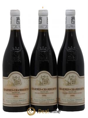 Charmes-Chambertin Grand Cru Domaine Jean-Philippe Marchand 1994 - Lot de 3 Bouteilles