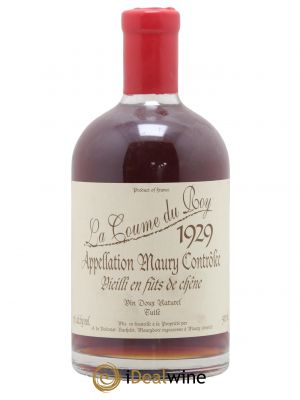 Maury Vin Doux Naturel Vieilli en fûts de Chêne Domaine de la Coume du Roy 50cl 1929 - Lot de 1 Bottiglia