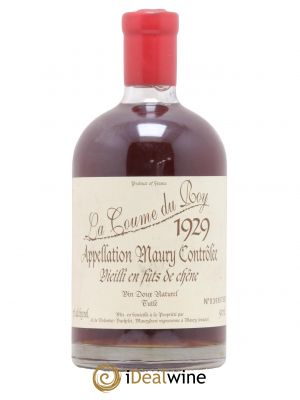 Maury Vin Doux Naturel Vieilli en fûts de Chêne Domaine de la Coume du Roy 50cl 1929 - Lot de 1 Bottiglia