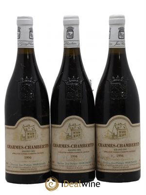 Charmes-Chambertin Grand Cru Domaine Jean-Philippe Marchand 1994 - Lot de 3 Bouteilles
