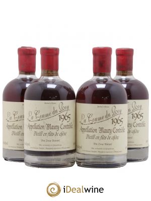 Maury Vin Doux Naturel Vieilli en Fûts de Chêne Domaine de la Coume du Roy 50cl 1965 - Lot of 4 Bottles
