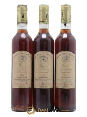 Maury Vin Doux Naturel Vieilli en Foudres de Chêne Domaine de la Coume du Roy 50cl 1925 - Lotto di 3 Bottiglie