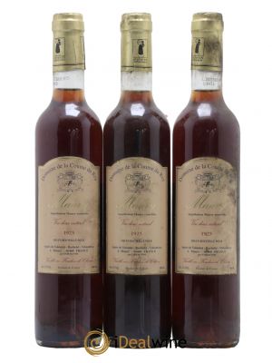 Maury Vin Doux Naturel Vieilli en Foudres de Chêne Domaine de la Coume du Roy 50cl 1925 - Lot de 3 Bottles