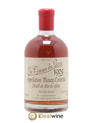 Maury Vin Doux Naturel Vieilli en Fûts de Chêne Domaine de la Coume du Roy 50cl 1925 - Lot de 1 Bouteille