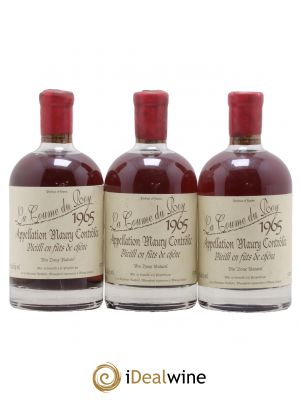 Maury Vin Doux Naturel Vieilli en Fûts de Chêne Domaine de la Coume du Roy 50cl 1965 - Lot de 3 Bottiglie