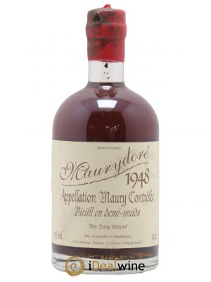 Maury Vin Doux Naturel Maurydoré Vieilli en Demi Muids Domaine de la Coume du Roy 50cl 1948 - Lot de 1 Bouteille