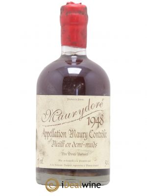 Maury Vin Doux Naturel Maurydoré Vieilli en Demi Muids Domaine de la Coume du Roy 50cl 1948 - Lot de 1 Bottiglia
