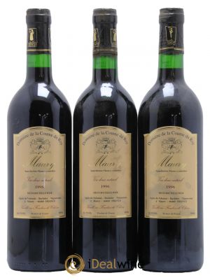 Maury Vin Doux Naturel Vieilli en Foudres de Chêne Domaine de la Coume du Roy 1996 - Lot of 3 Bottles