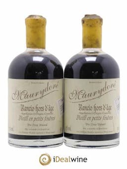 Maury Vin Doux Naturel Maurydoré Rancio Très gras Hors d'Age Vieilli en petits foudres Domaine de la Coume du Roy 50cl ---- - Lot de 2 Bottles