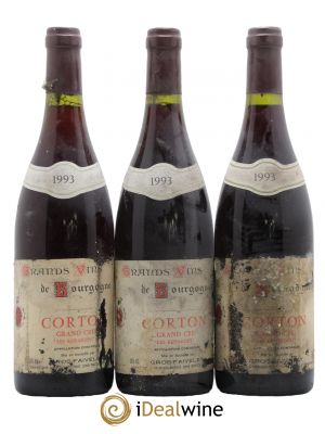 Corton Grand Cru Les Renardes Domaine Gros-Faiveley 1993 - Lot de 3 Bottiglie
