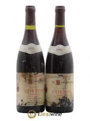 Corton Grand Cru Les Renardes Domaine Gros-Faiveley 1993 - Lot de 2 Bottles