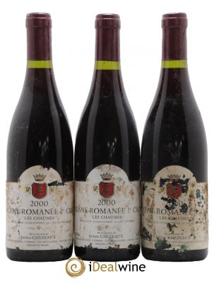 Vosne-Romanée 1er Cru Les Chaumes Jérôme Chezeaux 2000 - Lot de 3 Bottiglie