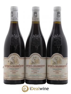 Gevrey-Chambertin En Songe Vieilles Vignes Domaine Jean-Philippe Marchand 1995 - Lot of 3 Bottles