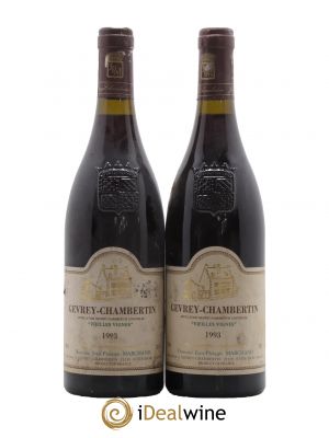 Gevrey-Chambertin Vieilles Vignes Domaine Jean-Philippe Marchand 1993 - Lot of 2 Bottles