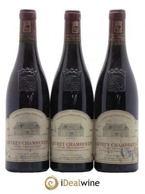Gevrey-Chambertin 1er Cru Les Cazetiers Domaine Jean-Philippe Marchand 1996 - Lot de 3 Bottiglie
