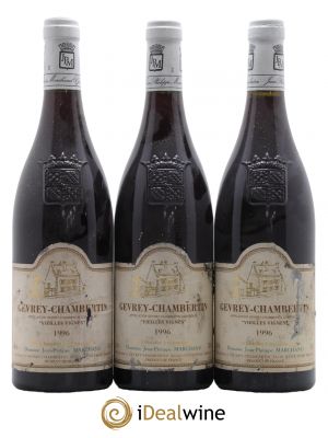 Gevrey-Chambertin Vieilles Vignes Domaine Jean-Philippe Marchand 1996 - Lot de 3 Bouteilles
