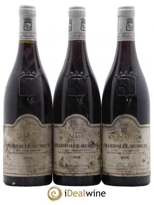 Chambolle-Musigny 1er Cru Les Sentiers Domaine Jean-Philippe Marchand 1996 - Lot de 3 Bottles