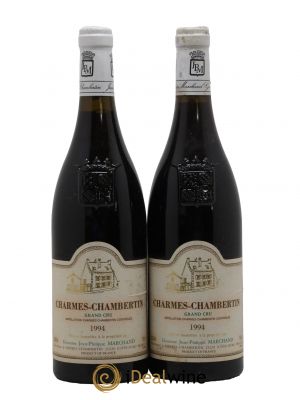 Charmes-Chambertin Grand Cru Domaine Jean-Philippe Marchand 1994 - Lot de 2 Bottles
