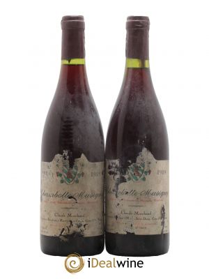 Chambolle-Musigny Claude Marchand 1989 - Lot de 2 Bouteilles