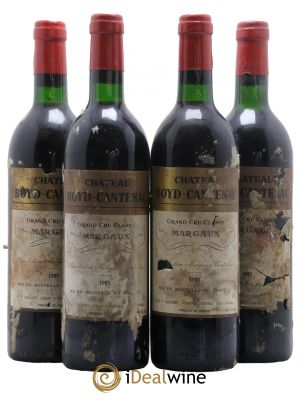 Château Boyd Cantenac 3ème Grand Cru Classé 1985 - Lot de 4 Bottles