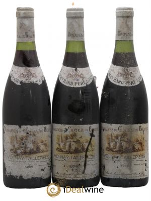 Volnay 1er Cru Taillepieds Bouchard Père & Fils  1986 - Lot of 3 Bottles