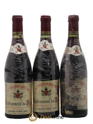 Châteauneuf-du-Pape Domaine Laget 1972 - Lot de 3 Bottles