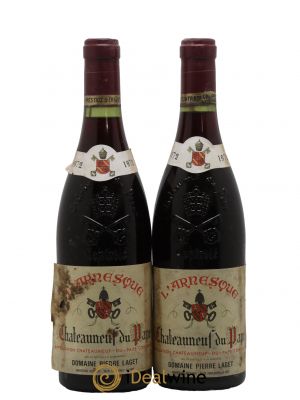 Châteauneuf-du-Pape Domaine Laget 1972 - Lot de 2 Bottiglie