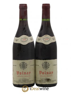 Volnay Domaine Creusefond 1998 - Lot de 2 Bottles