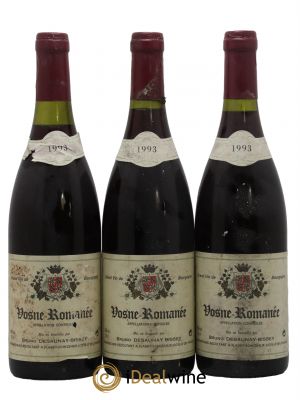 Vosne-Romanée Domaine Desaunay-Bissey 1993 - Lot de 3 Bottles