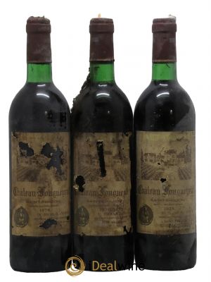 Château Fougueyrat  1976 - Lotto di 3 Bottiglie