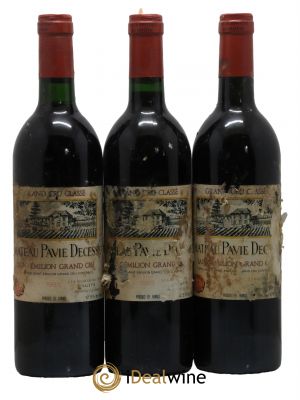 Château Pavie Decesse Grand Cru Classé  1985 - Lotto di 3 Bottiglie