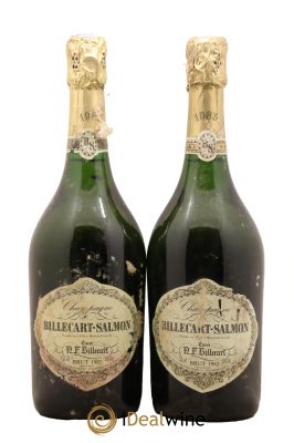 Brut Nicolas François Billecart Billecart-Salmon 1983 - Lot de 2 Bottles